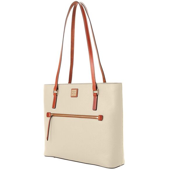 Dooney & Bourke Pebble Grain Large Shopper Tote - Bone - Picture 2 of 4